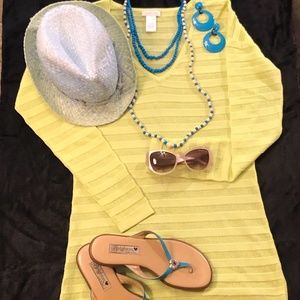 Cache Lime Green Beach Cover Up